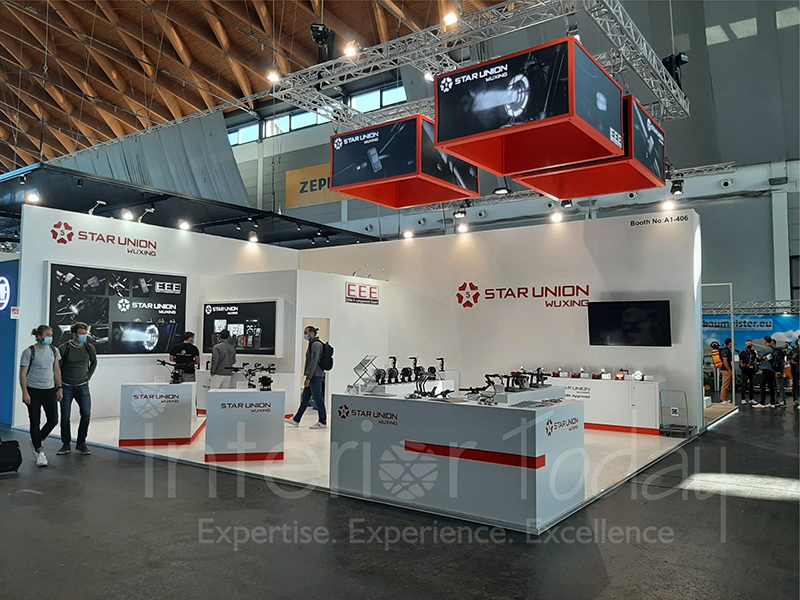 Star Union Exhibition Stand in Eurobike 2021 Germany Custom Exhibition Booth, Exhibition Stand Contractor, Exhibition Booth Designer