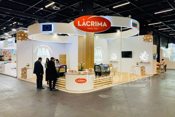 Interior today design stand for Lacrima