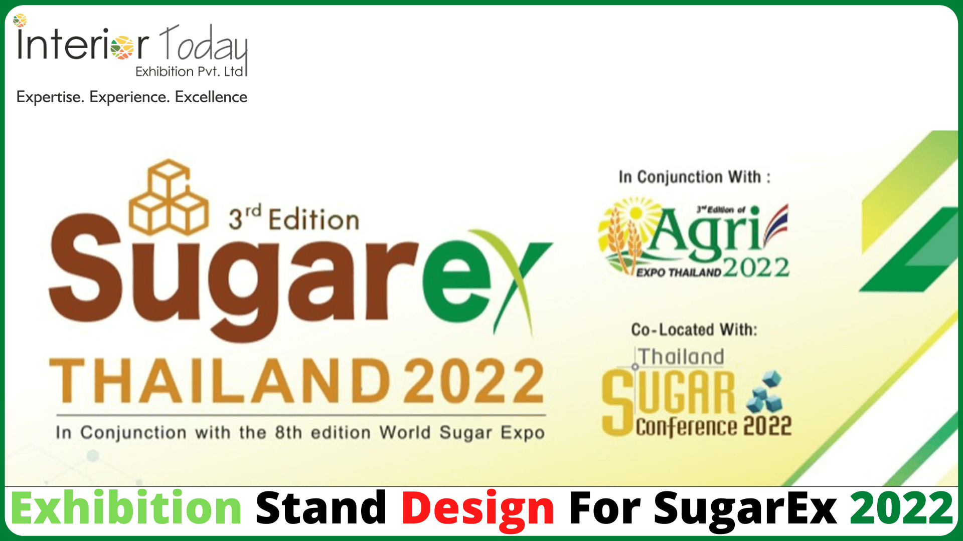 sugarex thailand 2022 exhiibition stand booth design company
