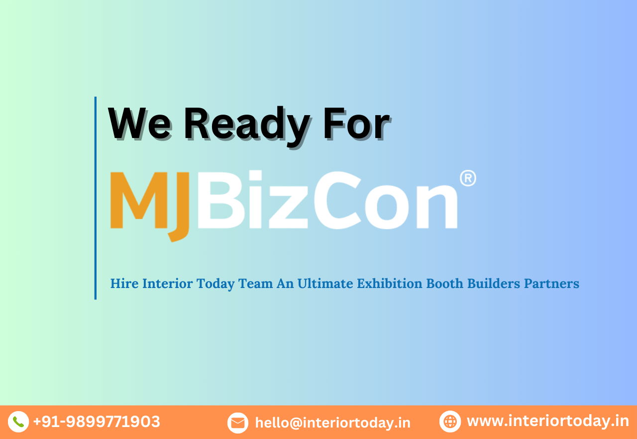 Interior Today team is ready to design and build bespoke stands at MJBIZCON