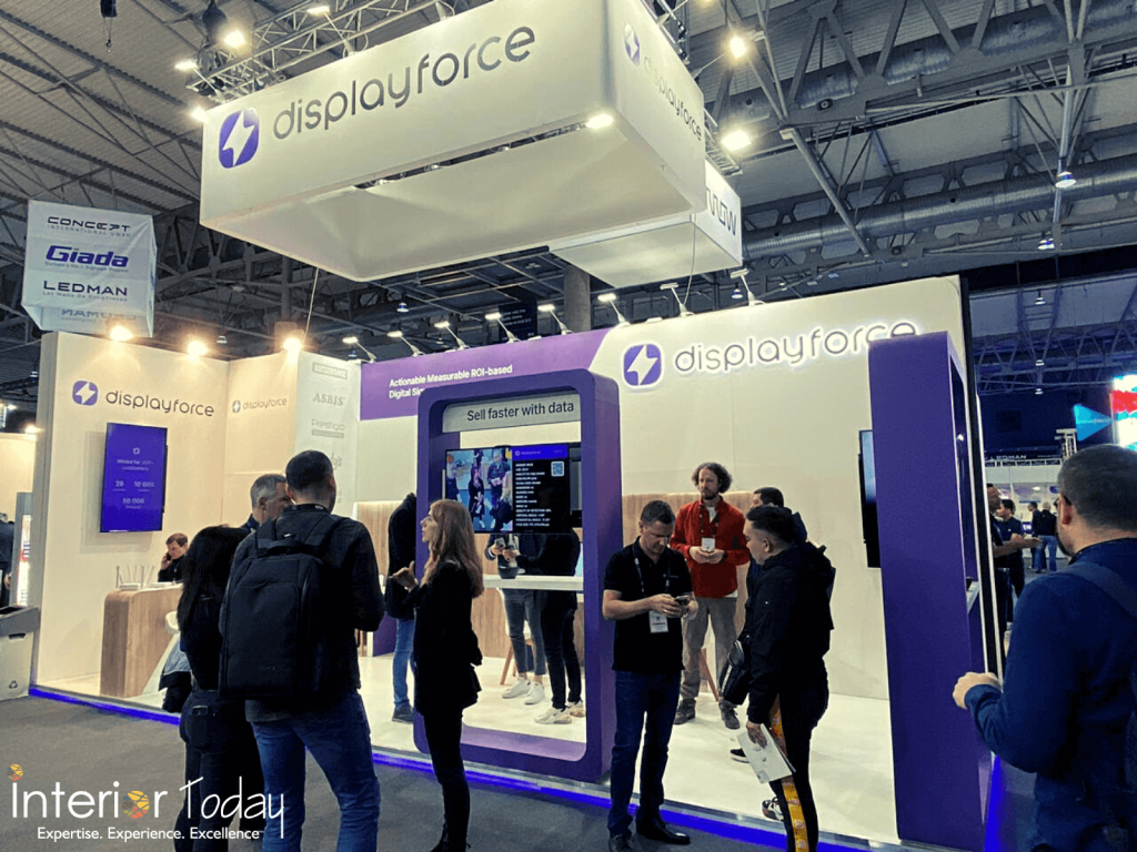 Exhibition Stand For DisplayForce At ISE BARCELONA 2023
