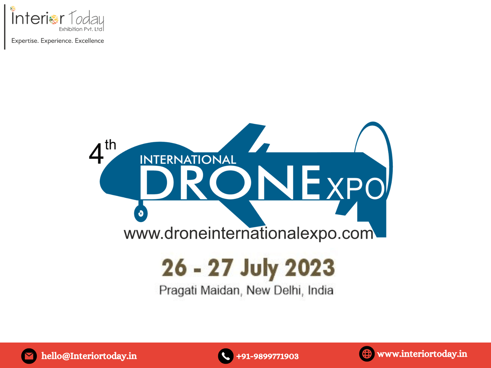 Drone International Expo 2023 Stand Designer New Delhi, India