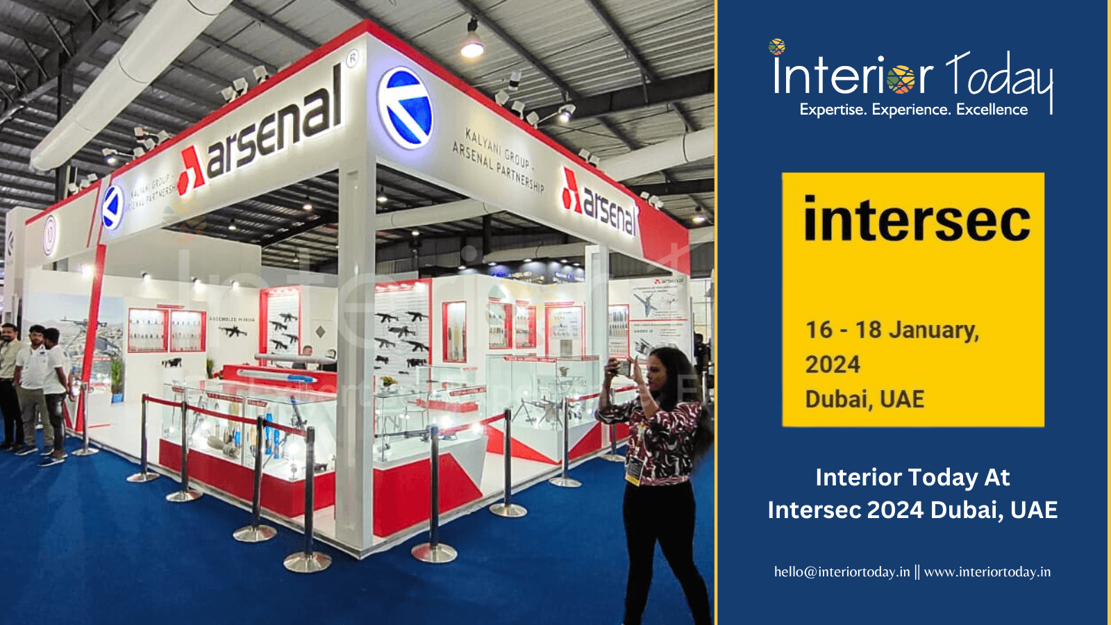 Interior Today is ready to design and deliver stands at intersec 2024