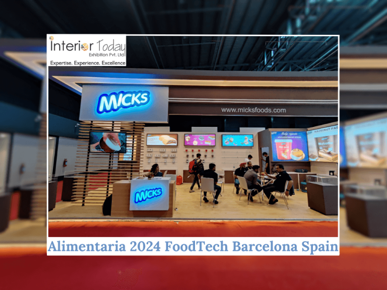 Alimentaria 2024 FoodTech Barcelona Spain Expo 2024 Interior Today Exhibition Builder 1 768x576 