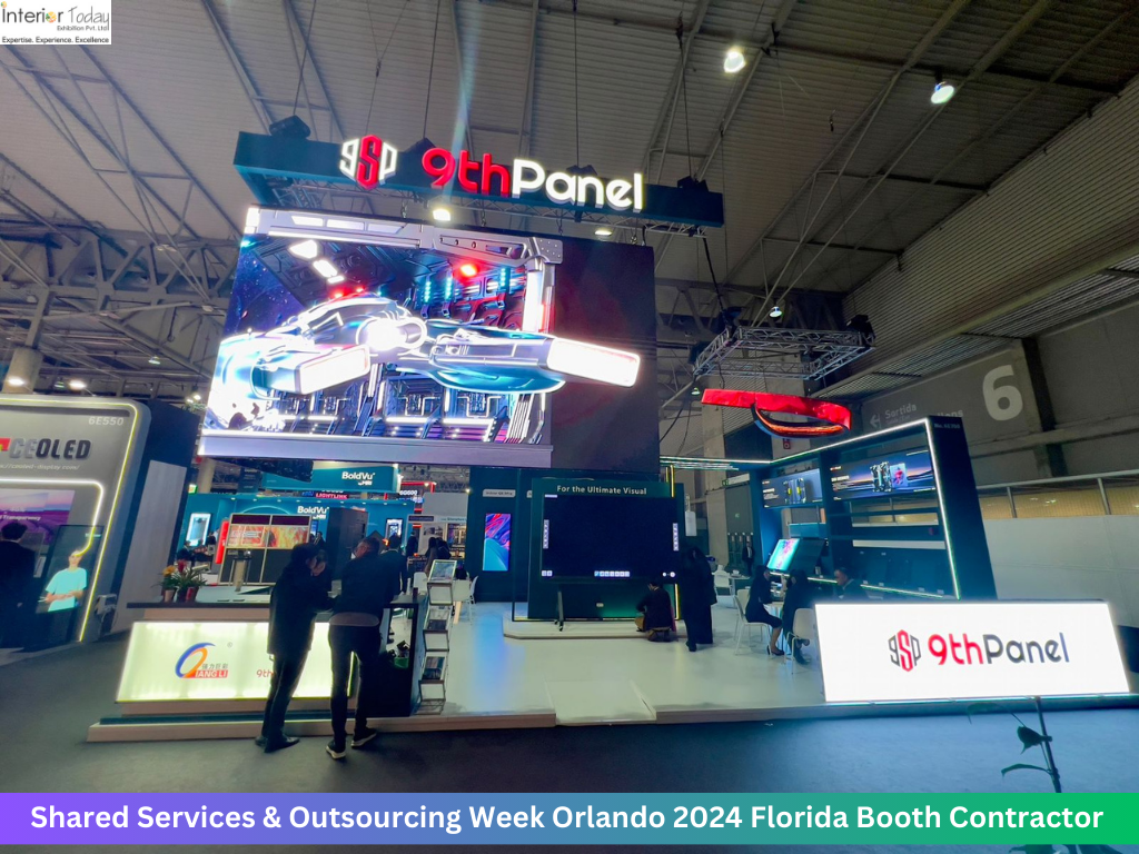 Shared Services & Outsourcing Week Orlando 2024 Florida Booth Contractor || Interior Today Exhibition
