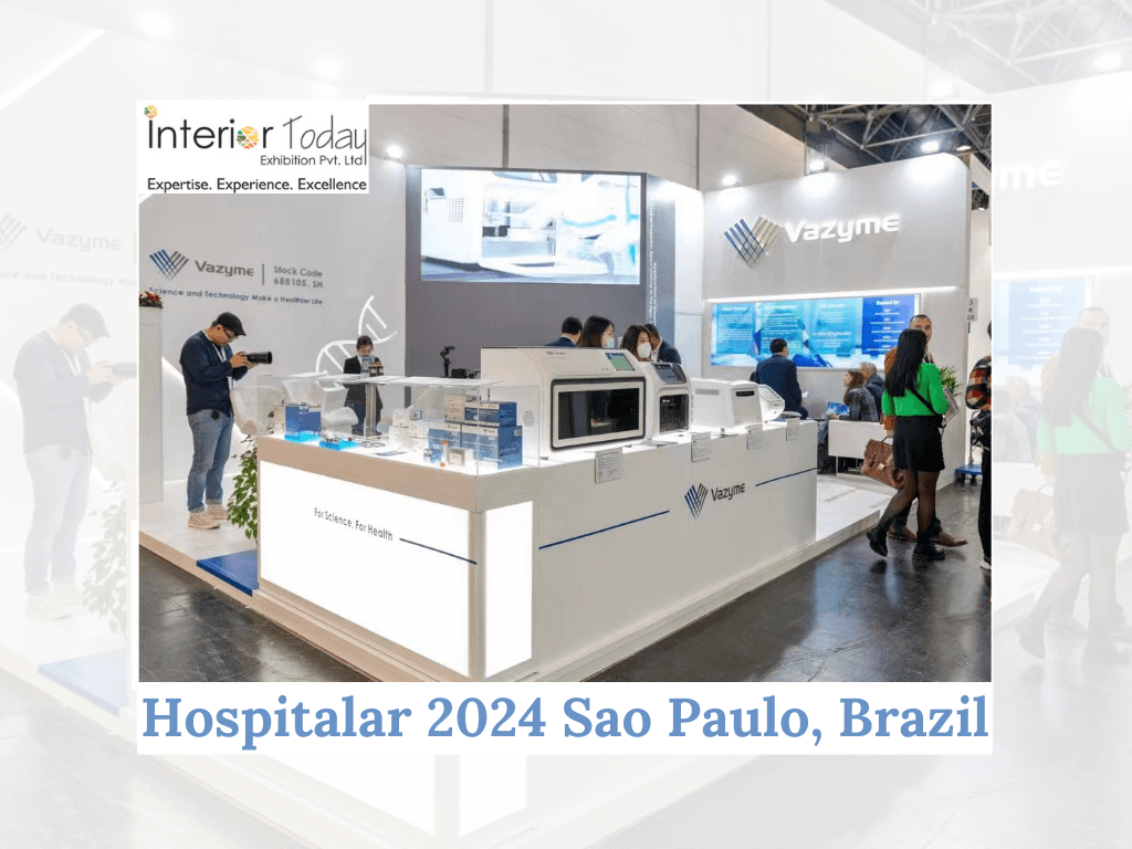 Hospitalar 2024 Sao Paulo Brazil Exhibition - Interior Today Booth Design & Build Company/Firm
