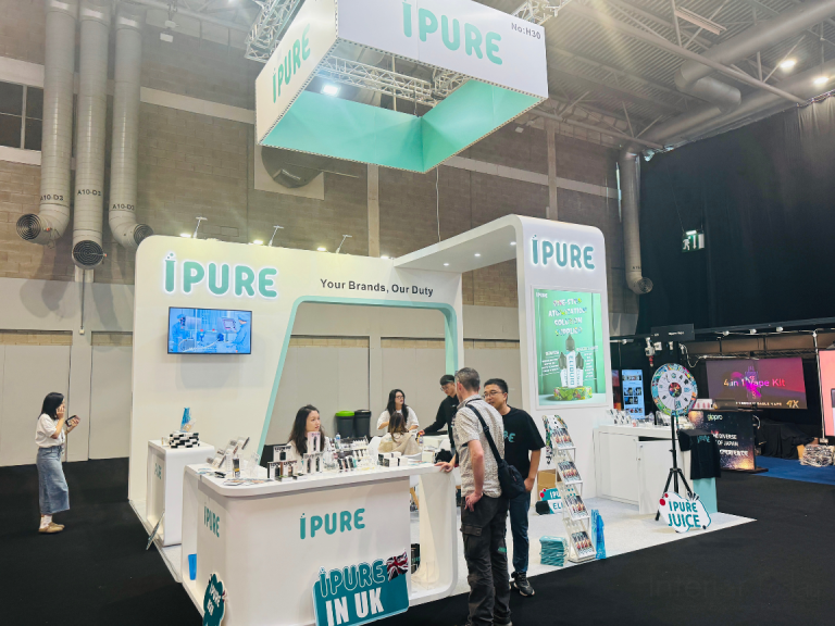 Custom trade show booth by Interior Today at VAPER EXPO