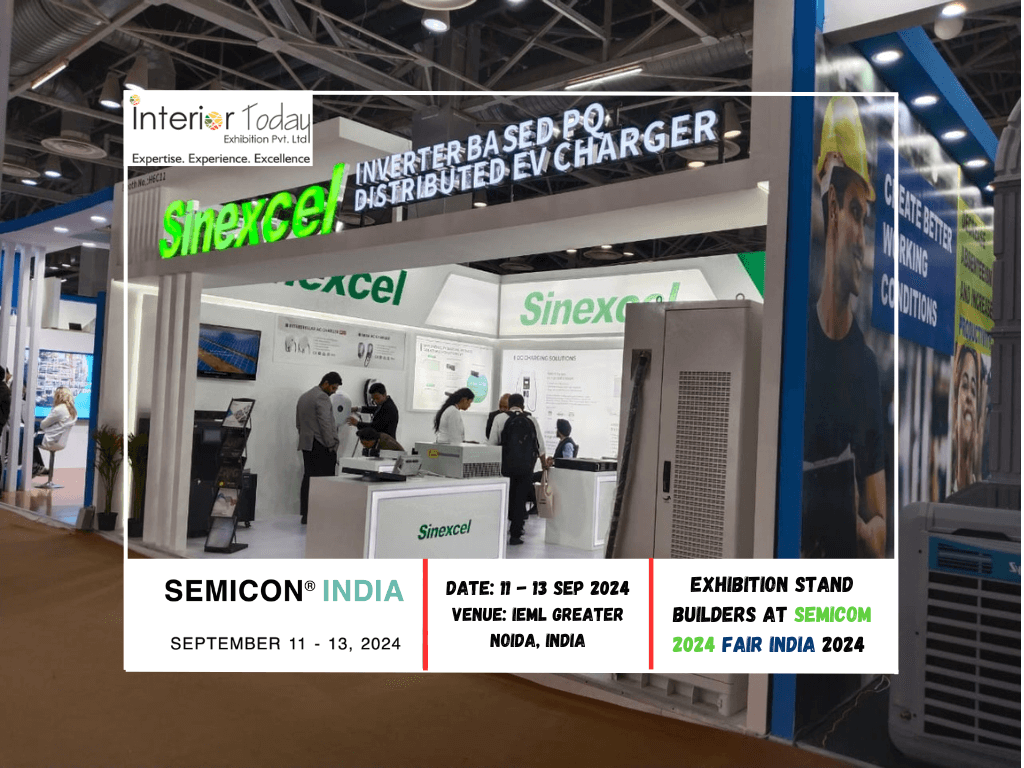 Interior Today Team At SEMICOM India 2024 Greater Noida, Delhi - NCR || Trade Shows Booth Builders And Contractors