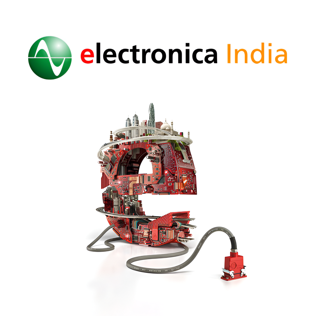 this is a logo of Electronica India 2024