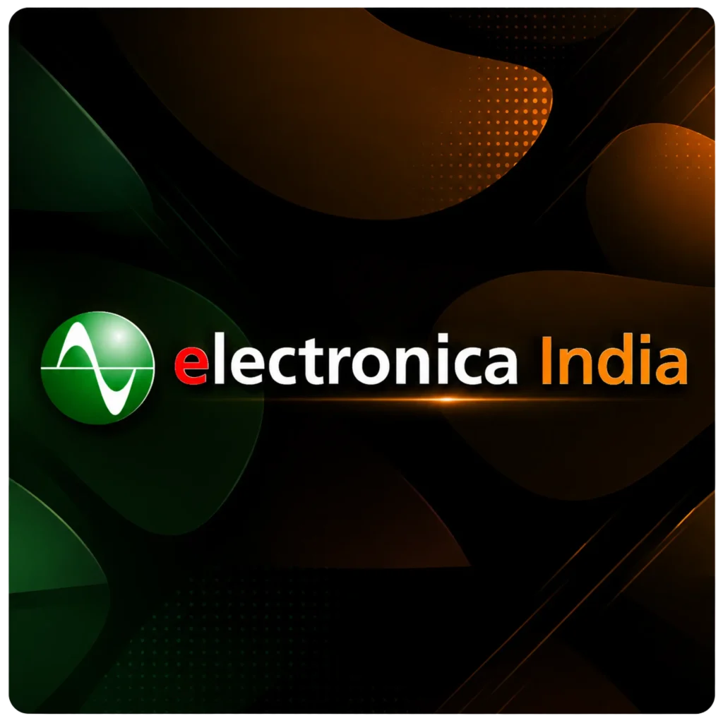 Electronica India 2026 exhibition logo, which is the leading electronics trade show in India, and brings together lots of manufacturers, suppliers, technology companies, and industry professionals.