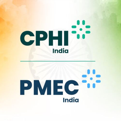 This is the image of the logo of CPHI India 2024 and Interiors Today designs and manufactures high quality exhibition stands for the event.