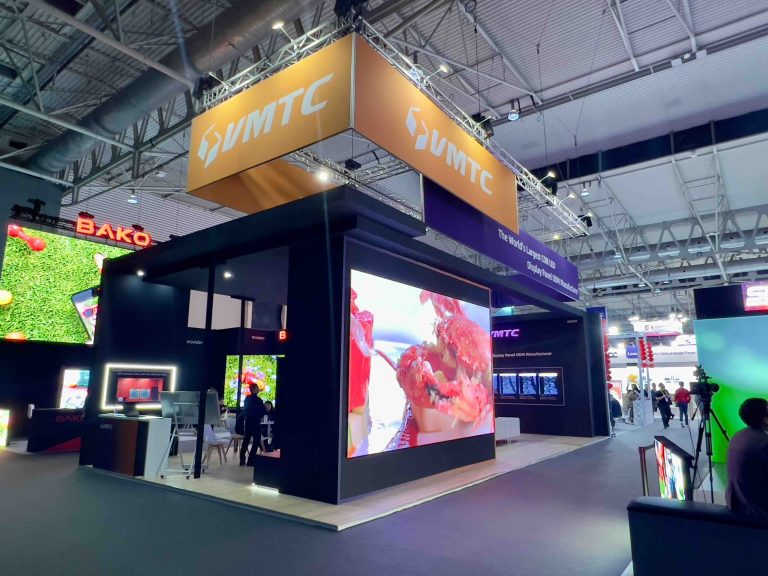 Custom Trade show booth setup by Interior Today in spain