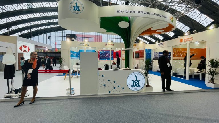 Clean and modern booth with premium design by Interior Today in Netherlands