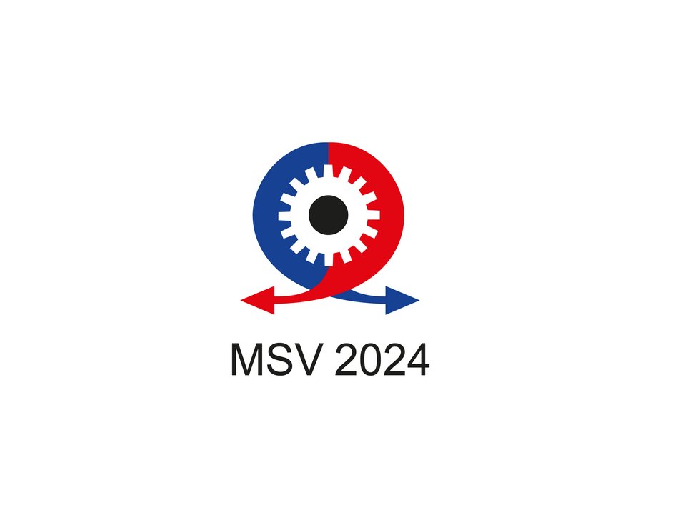 This is the image of the logo of MSV 2024 and Interiors Today designs and manufactures high quality exhibition stands for the event.