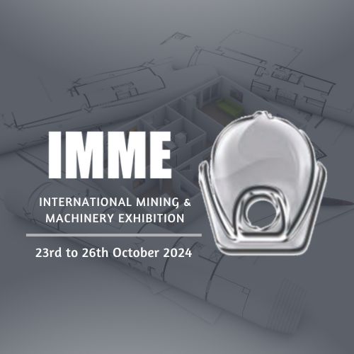 This is the image of the IMME India 2024 logo and Interiors Today designs and build high quality exhibition stands for the event.