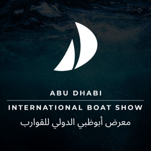 This is the logo of Abu Dhabi International Boat Show, that repersent the best exhibtion stand builder company in Abu Dhabi for this event.