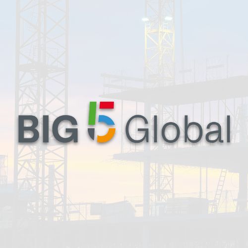 This is the logo of Big 5 Global, which represents the best exhibition stand builder company in Dubai.