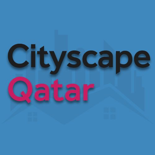 This is the image of the Cityscape Qatar 2025 logo, which is the best event for the real estate Sector in the Middle East.