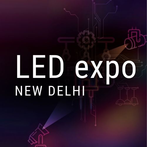 LED Expo New Delhi 2025 Logo – Custom Exhibition Stand Design & Build Services