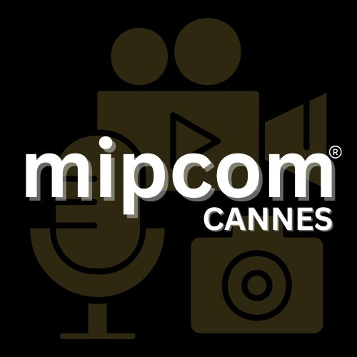 This is the Image of MIPCOM 2025 expo logo that happen in Cannes, France.