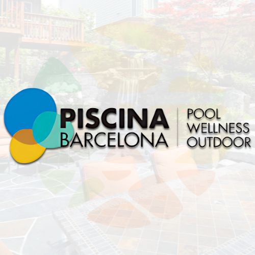 This is the Image that repersent the Logo of Piscina 2025, and Interior Today is the best exhibition stand builder company in Barcelona for this event.