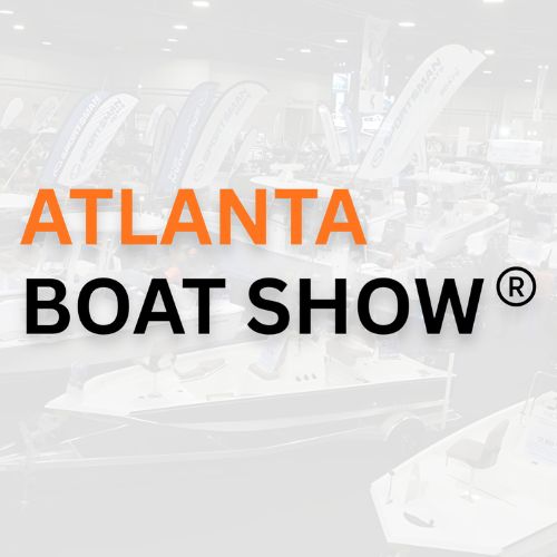 This Image repersents the logo of Atlanta Boat Show 2026 and the best exhibition stand builder in Atlanta for this event.