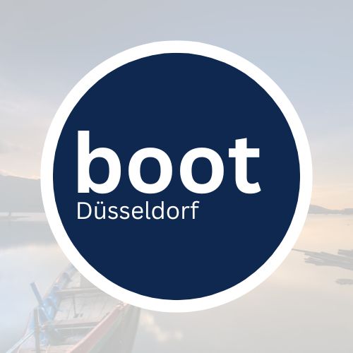 This Image represents the logo of the Boot Düsseldorf 2026 and the best exhibition stand builder in Las Vegas for this event.