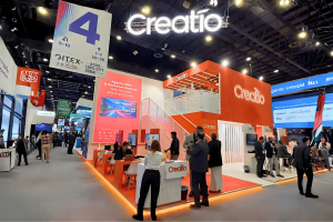 Exhibition stand with open space design by Interior Today at Gitex Global, Dubai