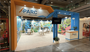 Trade show booth setup by Interior Today at IAAPA, Spain