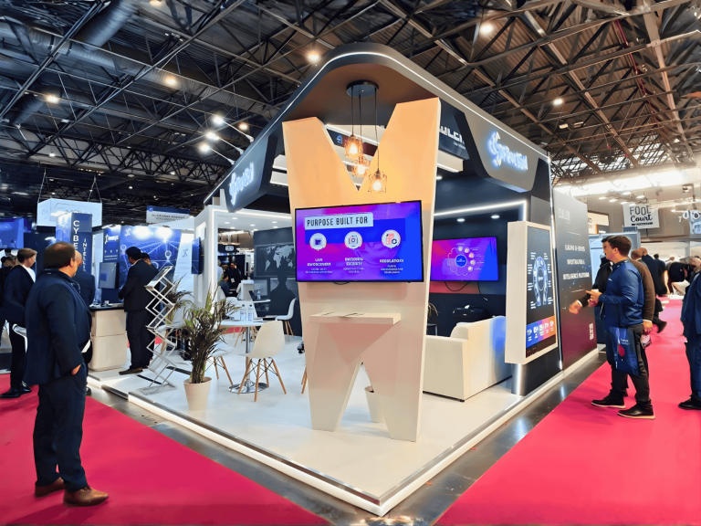 Custom stand construction by Interior Today at Milipol Paris