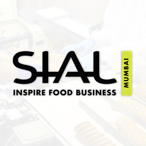 This image represents the official logo of SIAL India, and the best exhibition stand designer, builder, contractor and fabricator company in Mumbai, India for this event.