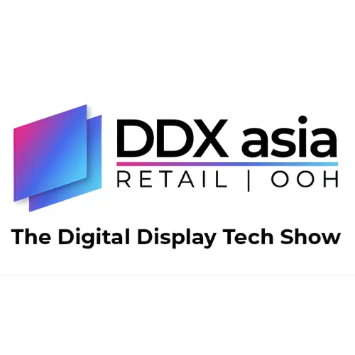 This image represents the official logo of DDX Asia, and the best exhibition stand designer, builder, contractor, and fabricator company in Mumbai, India, for this event.