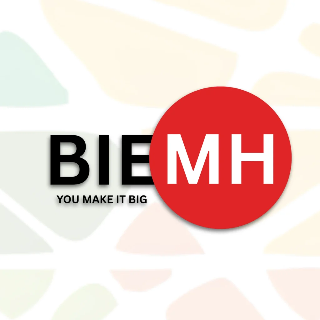 This is the image that repersent the BIEMH logo, and the best exhibition stand builder in Spain for this event