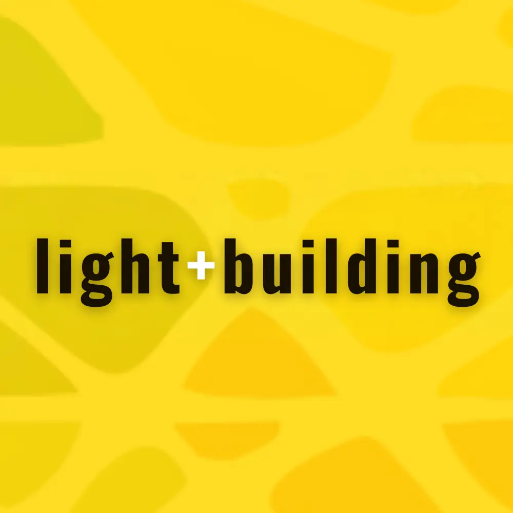 Official logo of the Light + building, and the best exhibition stand builder in Frankfurt, Germany, for this event.