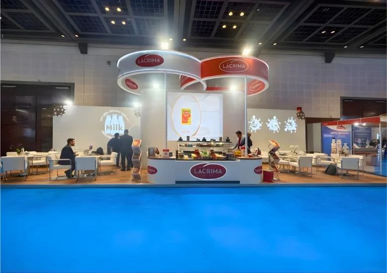 Premium exhibition booth built by Interior Today for Gulfood Dubai