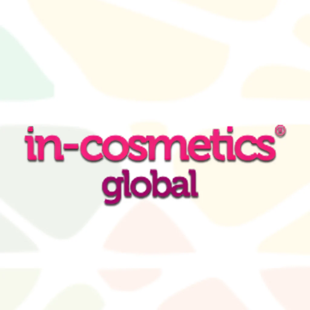In-Cosmetics Global logo – exhibition stand design and build services by Interior Today