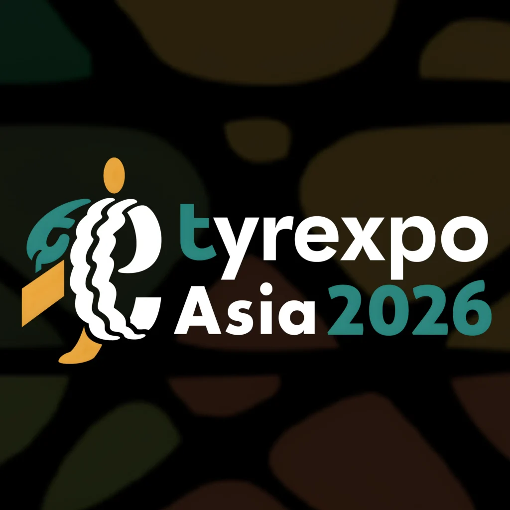 Official logo of TyreXpo Asia 2026, and professional stand designer and builder in Bangkok for this event.