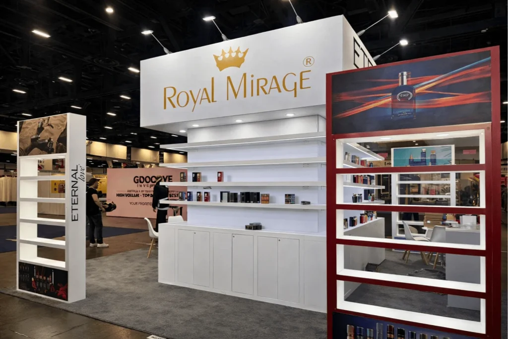 High- quality Perfume exhibition stall design at ASD Market 2026 Las Vegas, NV, USA by Interior Today