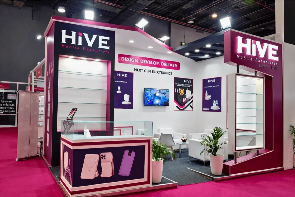 Premium Custom exhibition stand at Convergence India 2026 New Delhi by Interior Today