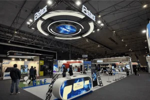 Custom Booth Design with Premium Hanging Elements by Interior Today at ICE 2026, Barcelona, ​​Spain