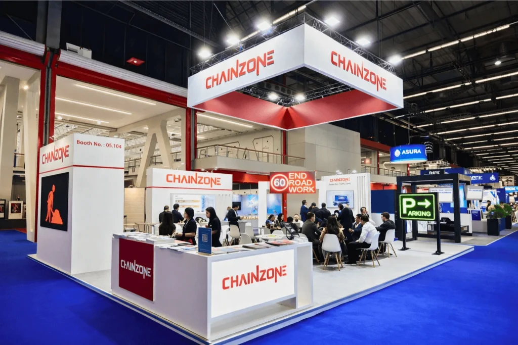 Custom Red and white Exhibition stand at Intertraffic 2026 Amsterdam, Netherlands by Interior Today