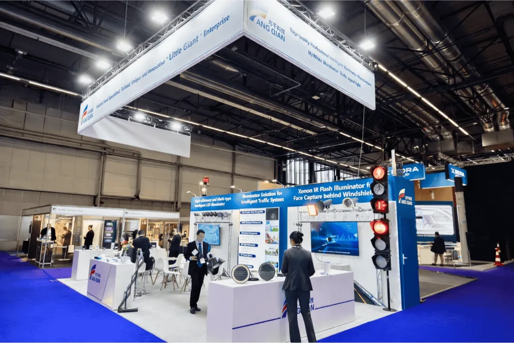 White and Blue Exhibition stand at Intertraffic 2026 Amsterdam, Netherlands by Interior Today