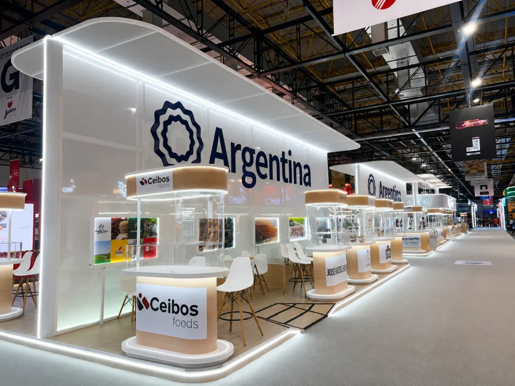 This is the image of the country pavilion stand that Interior today made for Argentina in São Paulo, Brazil