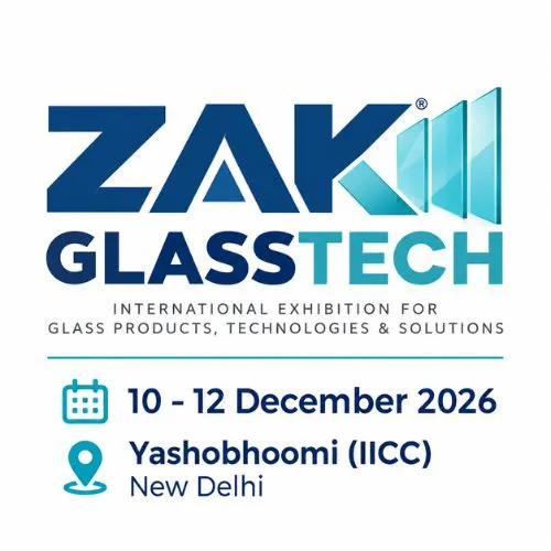 Zak Glass Technology Expo 2026 New Delhi, India Exhibition Stand Builder